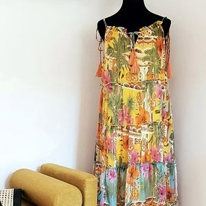 Boho Maxi Dress nwt